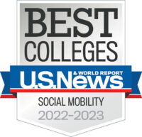 2022-2023年美国新闻和报道最佳大学排名徽章的社会流动性